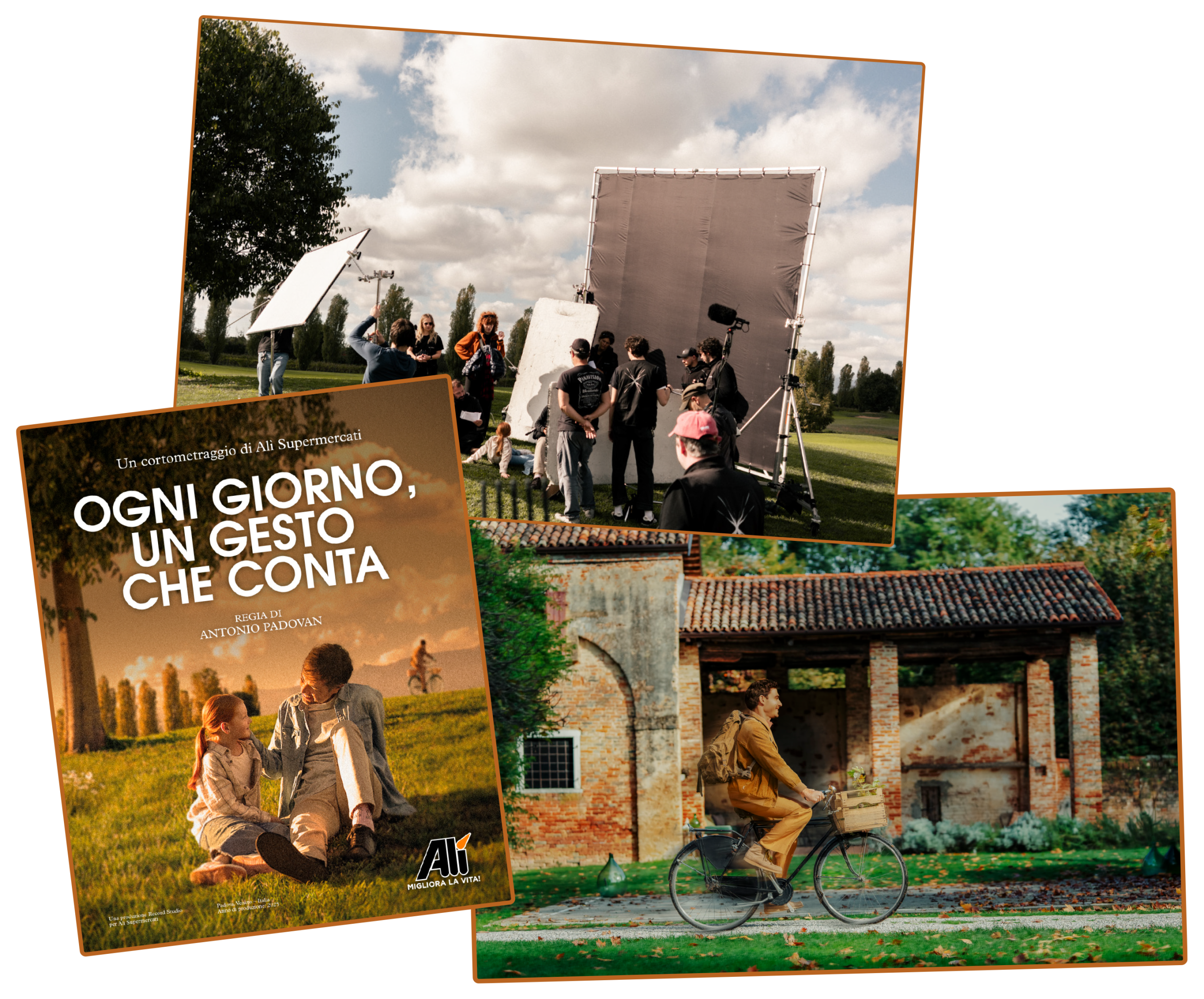 Placeholder: locandina e fotografie del cortometraggio Ogni giorno, un gesto che conta