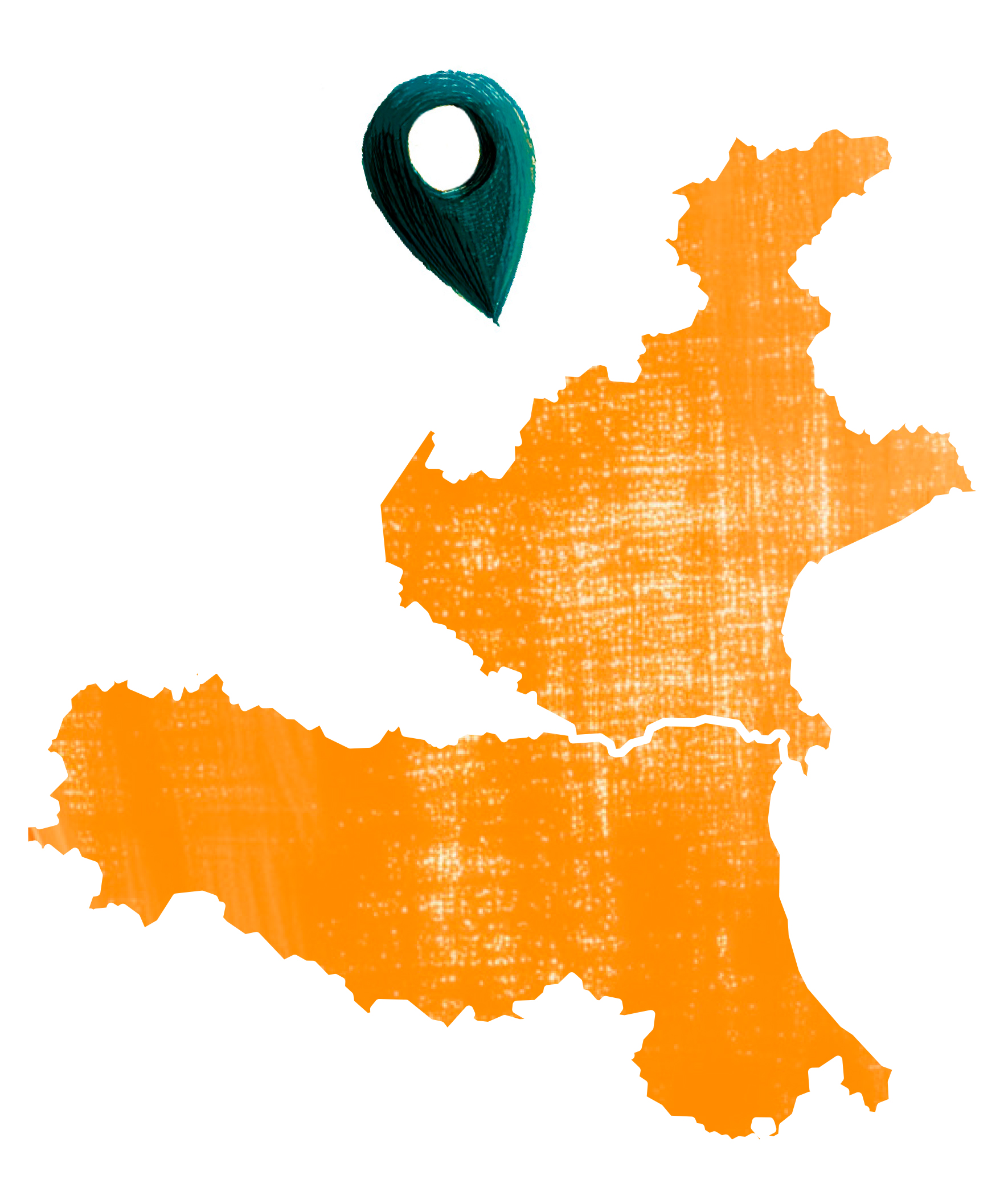 Placeholder: mappa delle province servite da Alì